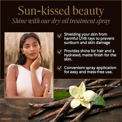 WEN 613 by Chaz Dean Trockenöl Intensivbehandlungsspray mit SPF 20 – Sonnenschutzspray, Bräunungssonnencreme, Sonnenlotion, Sonnenschutz, Bronzender Sonnenschutz – Zitrone Rosmarin Vanille Bohne, 207 ml