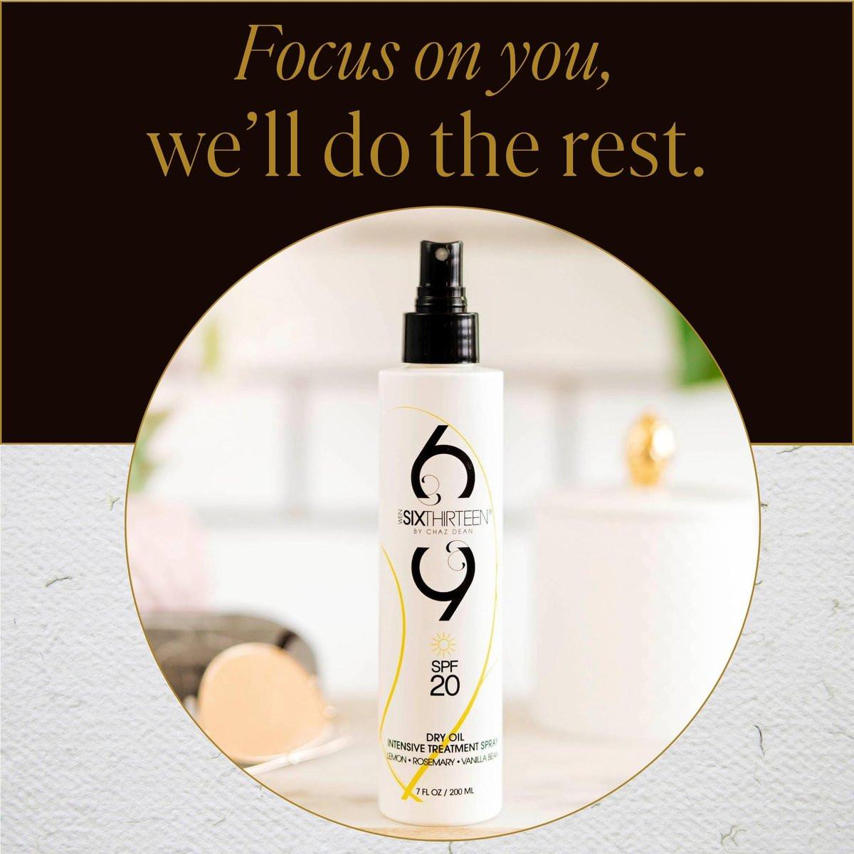 WEN 613 by Chaz Dean Trockenöl Intensivbehandlungsspray mit SPF 20 – Sonnenschutzspray, Bräunungssonnencreme, Sonnenlotion, Sonnenschutz, Bronzender Sonnenschutz – Zitrone Rosmarin Vanille Bohne, 207 ml