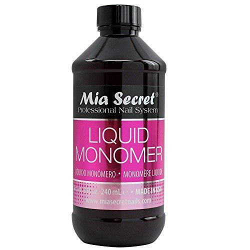 Mia Secret 8 oz / 240 ml Advanced EMA Liquid Monomer – Professionelle Acryl-Nagelflüssigkeit für Acrylpulver