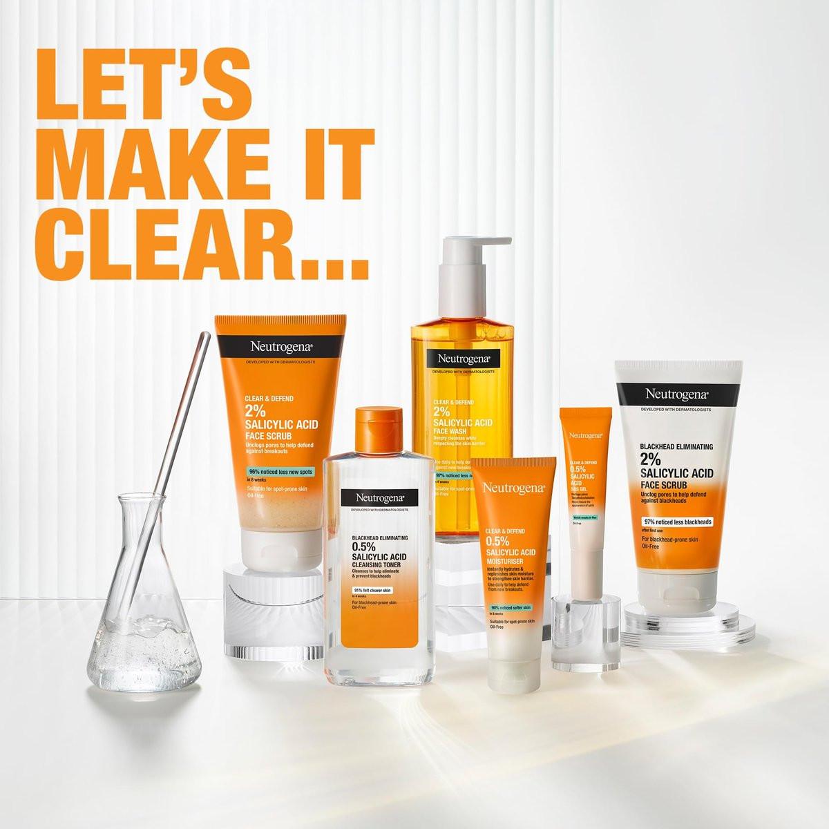 Neutrogena Blackhead Eliminating Facial Scrub 150ml – Tiefenreinigung für reine Poren
