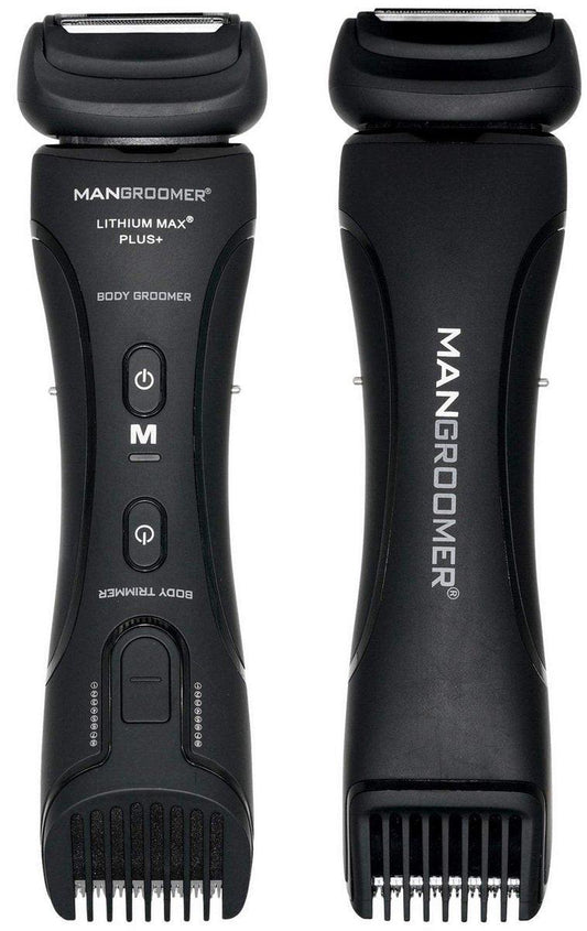 MANGROOMER Lithium Max Plus Körperpflege-Trimmer – Intimtrimmer & Barttrimmer für Herren mit Gratis-Ersatzfolie