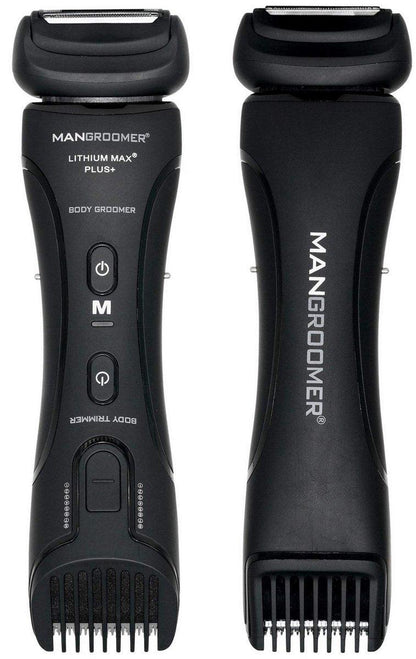MANGROOMER Lithium Max Plus Körperpflege-Trimmer – Intimtrimmer & Barttrimmer für Herren mit Gratis-Ersatzfolie