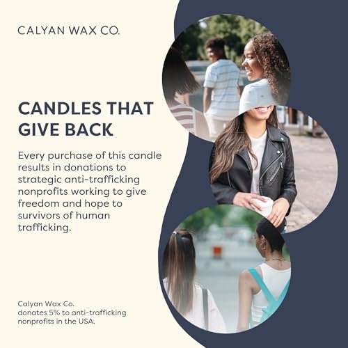 Calyan Wax Co. Apple & Maple Bourbon Duftkerze – 57 Stunden Brenndauer – Luxuriöse Sojawachs-Kerze im Amberglas – 7,2 oz