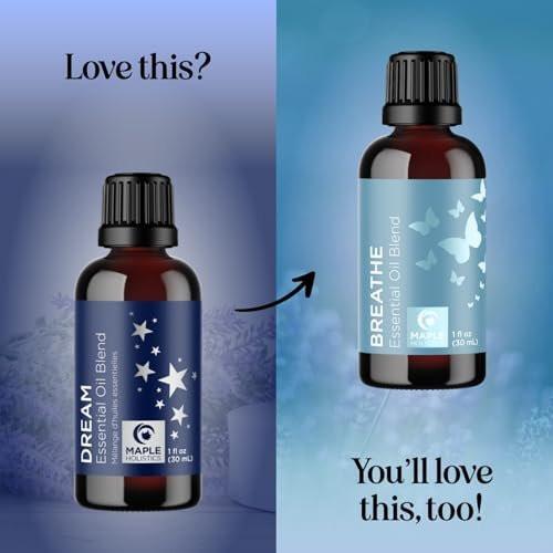Schlaf Ätherisches Öl Blend für Diffuser - Träume Ätherische Öle für Diffuser Aromatherapie und Entspannung mit Clary Sage Ylang-Ylang Römischer Kamille und Lavendel für Schlafunterstützung (30 ml)