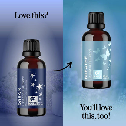 Schlaf Ätherisches Öl Blend für Diffuser - Träume Ätherische Öle für Diffuser Aromatherapie und Entspannung mit Clary Sage Ylang-Ylang Römischer Kamille und Lavendel für Schlafunterstützung (30 ml)