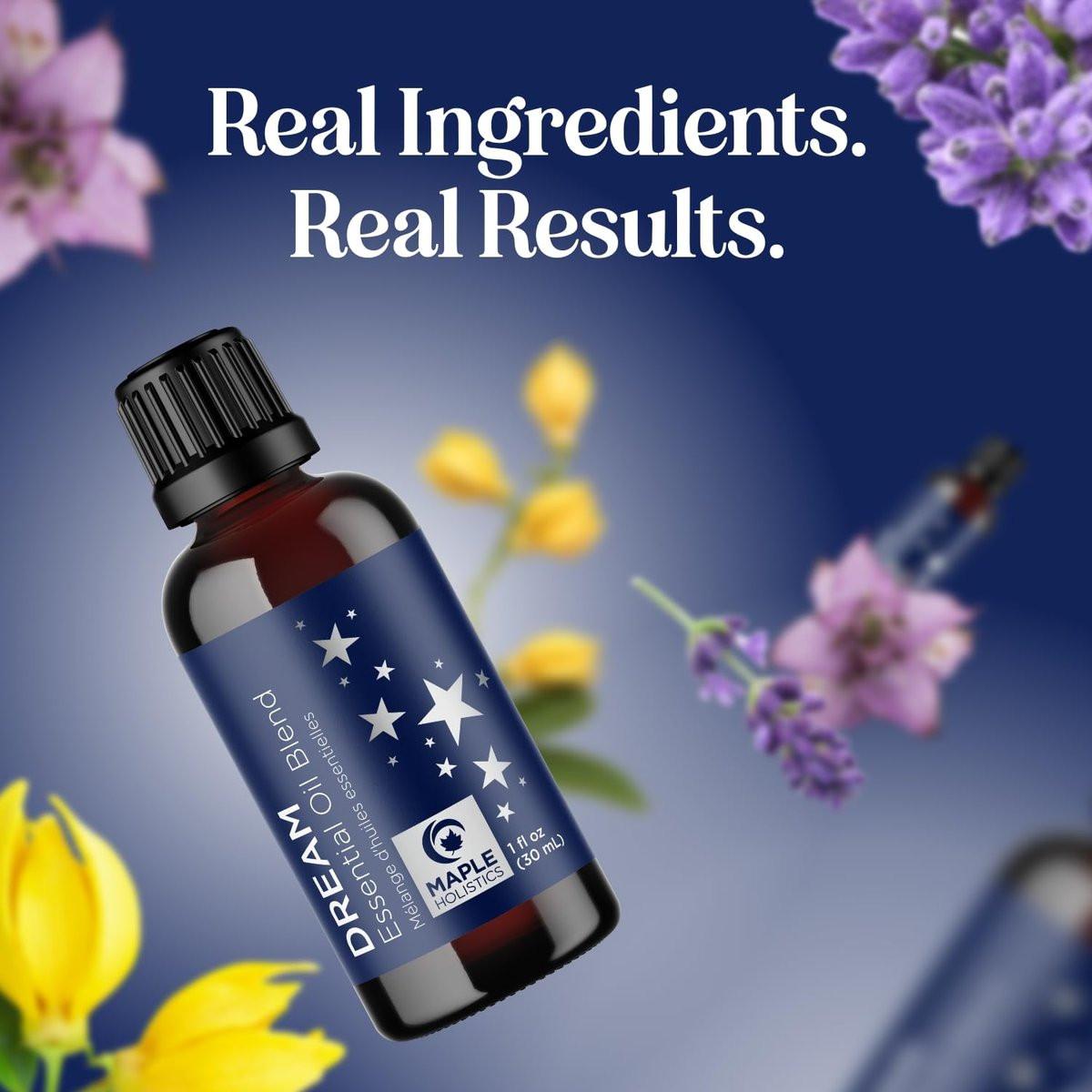 Schlaf Ätherisches Öl Blend für Diffuser - Träume Ätherische Öle für Diffuser Aromatherapie und Entspannung mit Clary Sage Ylang-Ylang Römischer Kamille und Lavendel für Schlafunterstützung (30 ml)