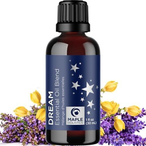 Schlaf Ätherisches Öl Blend für Diffuser - Träume Ätherische Öle für Diffuser Aromatherapie und Entspannung mit Clary Sage Ylang-Ylang Römischer Kamille und Lavendel für Schlafunterstützung (30 ml)