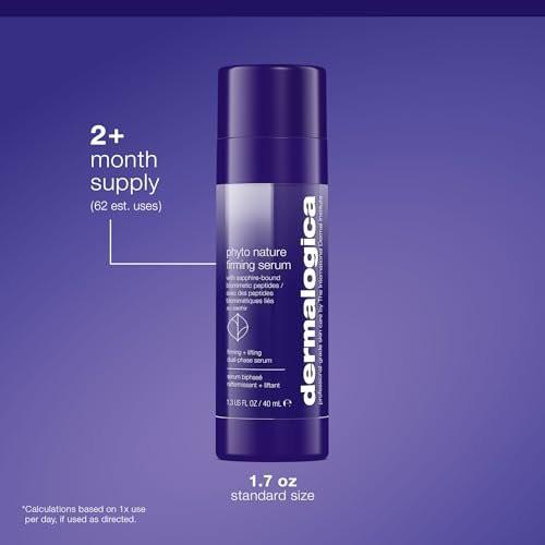 Dermalogica Phyto-Nature Firming Serum – Anti-Aging Gesichtsserum mit Hyaluronsäure, strafft und festigt die Haut, reduziert Falten, 40 ml