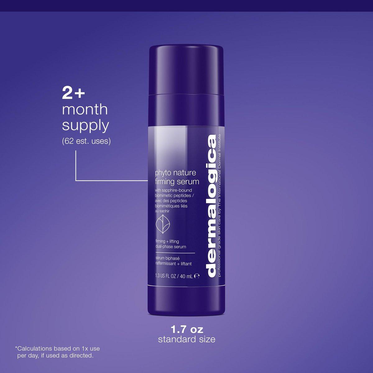 Dermalogica Phyto-Nature Firming Serum – Anti-Aging Gesichtsserum mit Hyaluronsäure, strafft und festigt die Haut, reduziert Falten, 40 ml