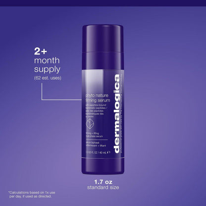 Dermalogica Phyto-Nature Firming Serum – Anti-Aging Gesichtsserum mit Hyaluronsäure, strafft und festigt die Haut, reduziert Falten, 40 ml