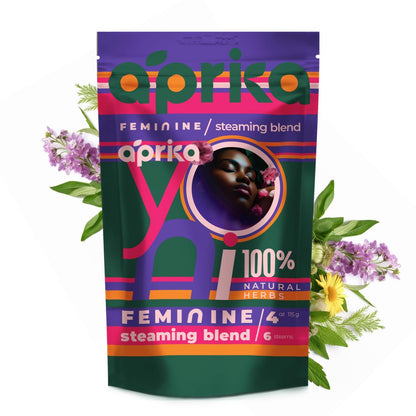 aprikalife Yoni Steaming Kräuter – 100% natürliches V-Steam-Set mit 17 Heilpflanzen zur Reinigung und Straffung, Beruhigung und Verjüngung (6 Anwendungen)