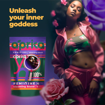 aprikalife Yoni Steaming Kräuter – 100% natürliches V-Steam-Set mit 17 Heilpflanzen zur Reinigung und Straffung, Beruhigung und Verjüngung (6 Anwendungen)