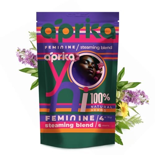 aprikalife Yoni Steaming Kräuter – 100% natürliches V-Steam-Set mit 17 Heilpflanzen zur Reinigung und Straffung, Beruhigung und Verjüngung (6 Anwendungen)