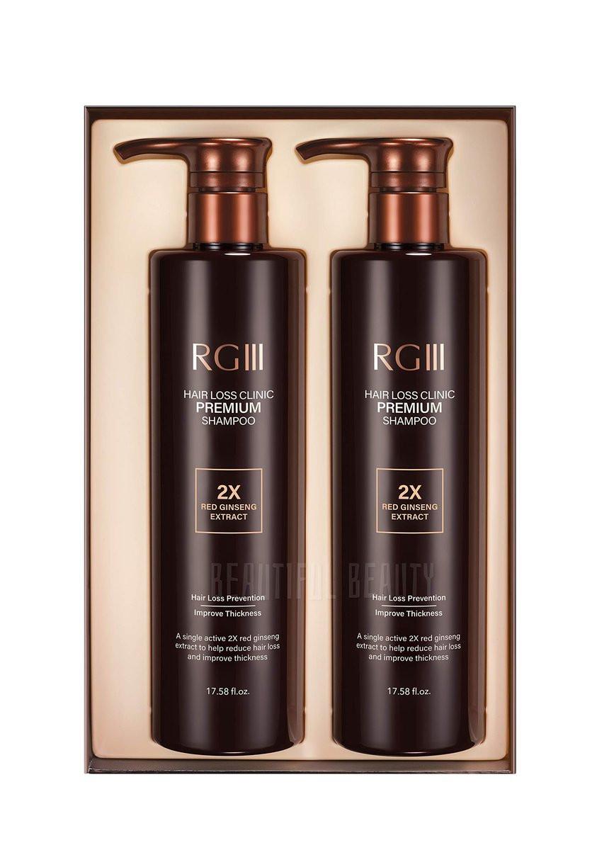 RG3 RGIII PREMIUM HAARVERLUST KLINIK SHAMPOO (ZWEI FLASCHEN SET) - 2 x 35,16 fl oz