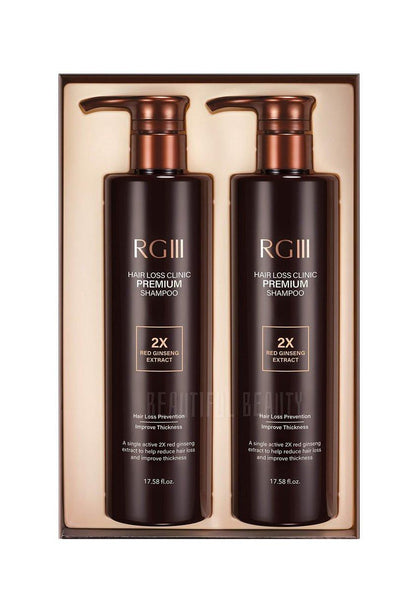 RG3 RGIII PREMIUM HAARVERLUST KLINIK SHAMPOO (ZWEI FLASCHEN SET) - 2 x 35,16 fl oz