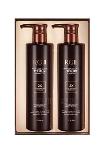 RG3 RGIII PREMIUM HAARVERLUST KLINIK SHAMPOO (ZWEI FLASCHEN SET) - 2 x 35,16 fl oz
