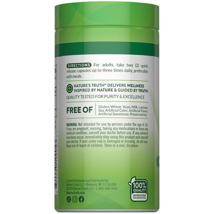 Nature's Truth Rote Bete Kapseln | 1000 mg | 90 Kapseln | Kräuterextrakt | Glutenfrei & Nicht-GMO Nahrungsergänzungsmittel