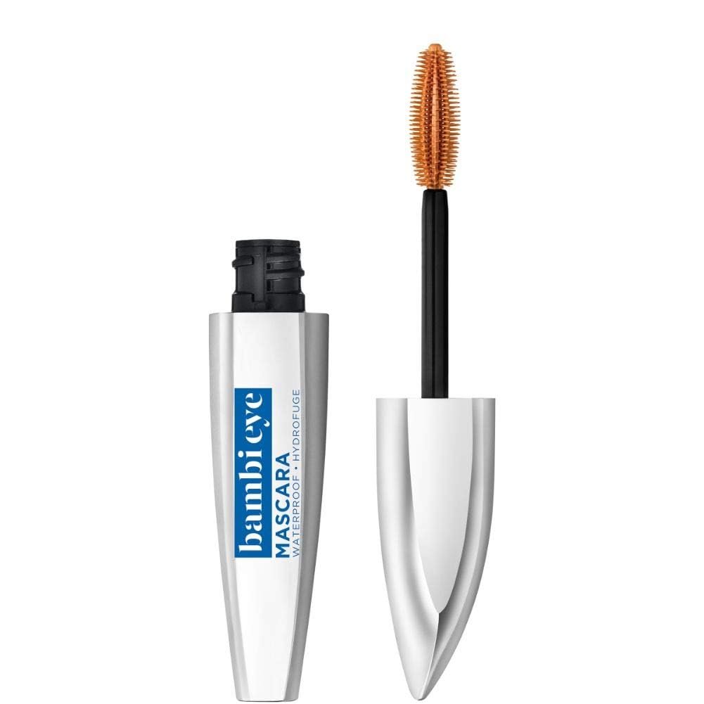 L'Oréal Paris Bambi Eye Mascara – Volumen, Länge & Schwung für einen Reh-Augen-Look – wasserfest – Schwarz – 0,21 fl. oz.