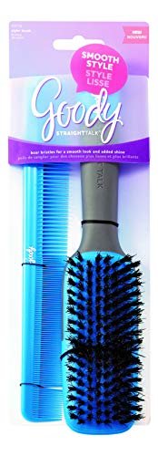 Goody Straight Talk Bürsten-Set – 2-teiliges Haarbürsten-Set für alle Haartypen