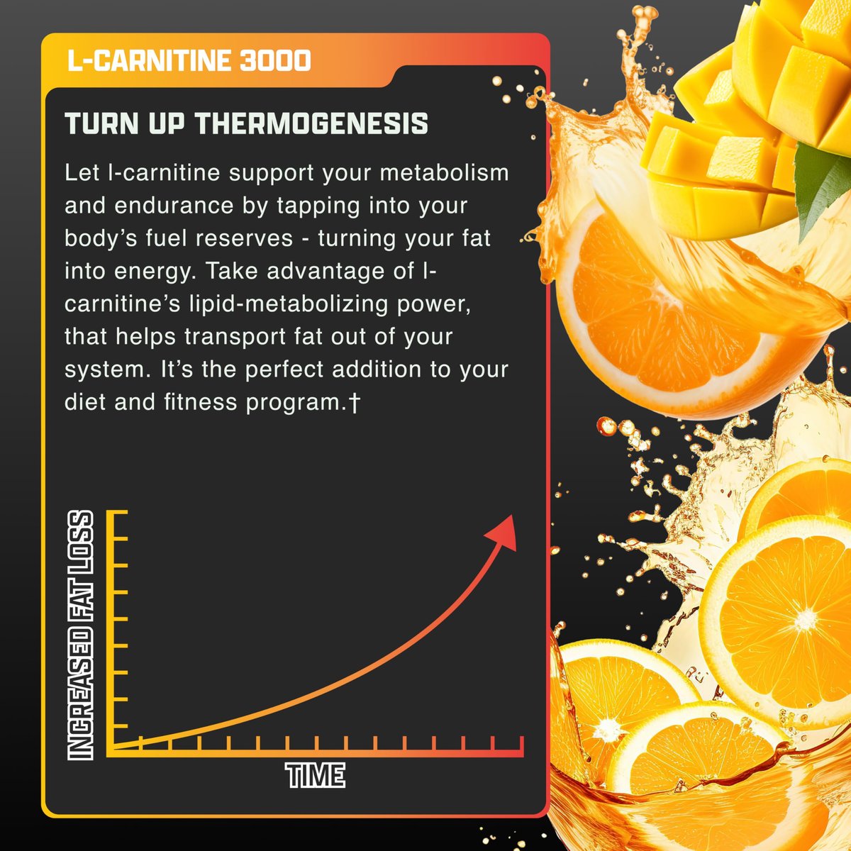 Nutrex Research Liquid Carnitine 3000 | Orange Mango | Stimulanzienfrei | 31 Portionen 473 ml