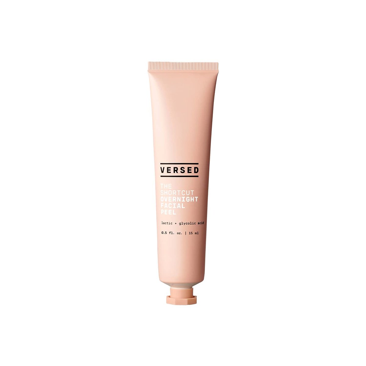Versed The Shortcut Overnight Facial – Sanfte Peeling-Nachtpflege mit Milch- und Glykolsäure zur Verjüngung und Feuchtigkeitsversorgung – Vegan (15 ml)
