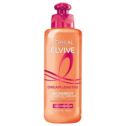 L'Oréal Paris Elvive Dream Lengths No Haircut Cream Leave-In Conditioner, 200 ml