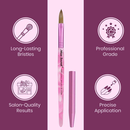 Mia Secret Kolinsky Nail Brush #10 – Professioneller Nagelkunstpinsel