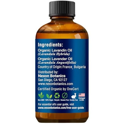 Bio-Lavendelöl 30 ml – Reines natürliches Öl für Aromatherapie, Diffuser, DIY, Kerzen- und Seifenherstellung – Nexon Botanics