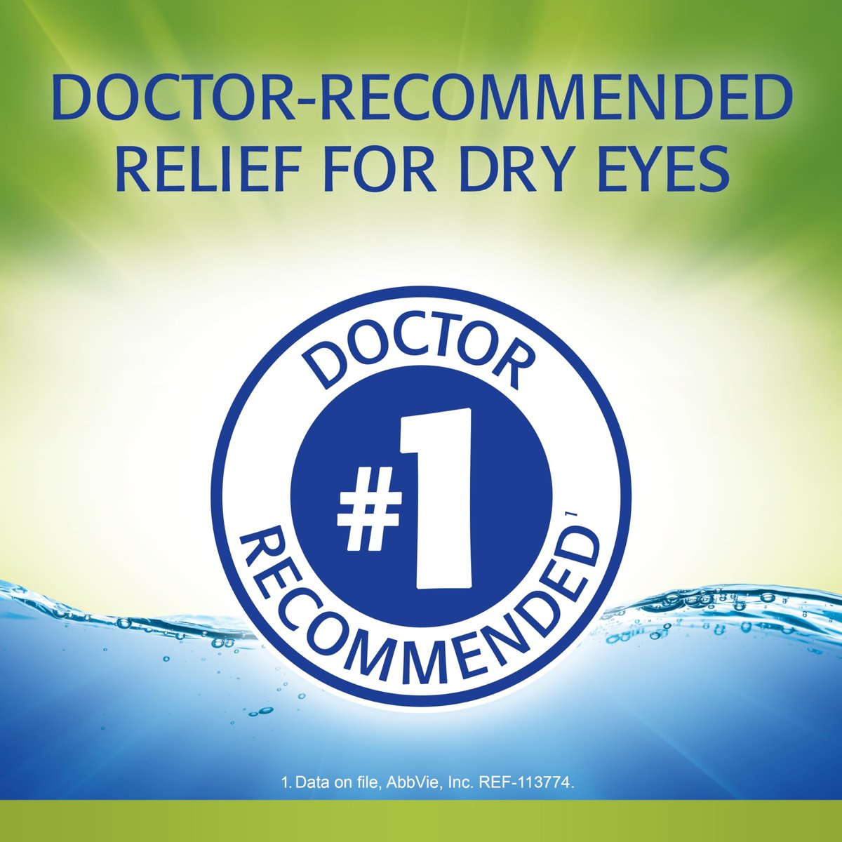 Refresh Relieva for Contacts Augentropfen für trockene Augen, 0,27 Fl Oz, steril