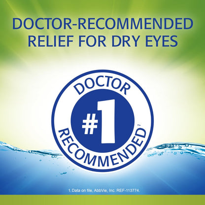 Refresh Relieva for Contacts Augentropfen für trockene Augen, 0,27 Fl Oz, steril
