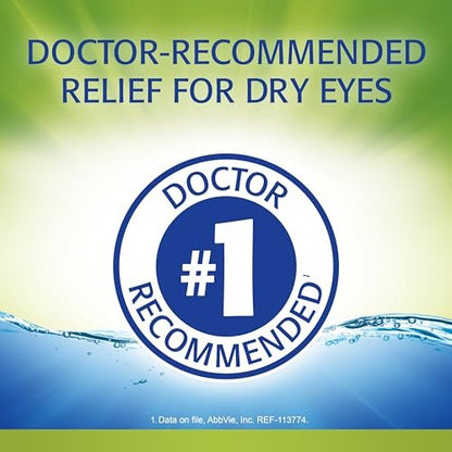 Refresh Relieva for Contacts Augentropfen für trockene Augen, 0,27 Fl Oz, steril