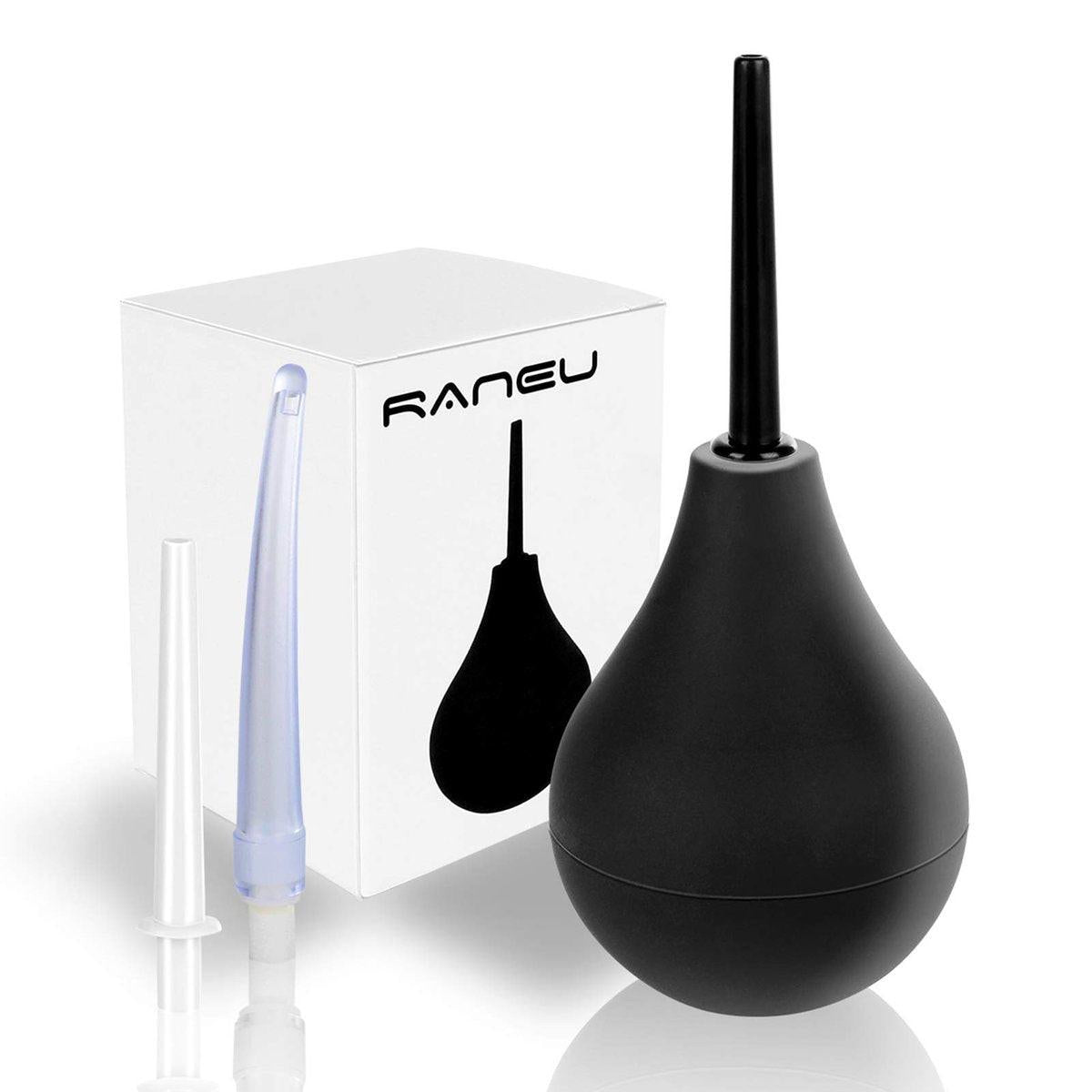 RANEU Einlaufballon Anal-Dusche Einlaufset für Frauen und Männer mit 3 Düsen (4-teiliges Set)