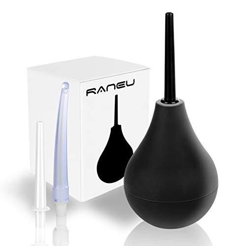 RANEU Einlaufballon Anal-Dusche Einlaufset für Frauen und Männer mit 3 Düsen (4-teiliges Set)