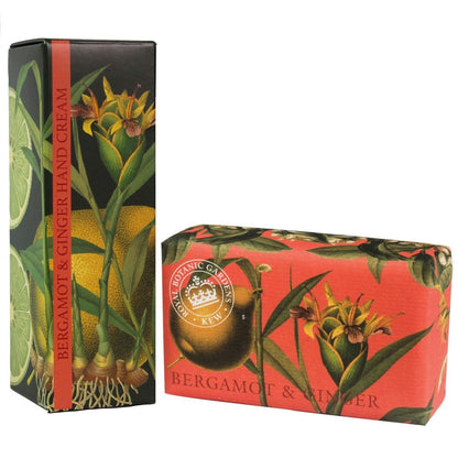 Royal Botanic Gardens KEW Handcreme & Sheabutter Set – Bergamotte & Ingwer