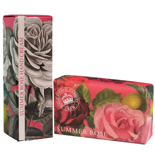 Royal Botanic Gardens Kew Handcreme & Sheabutter Set - Sommerrose