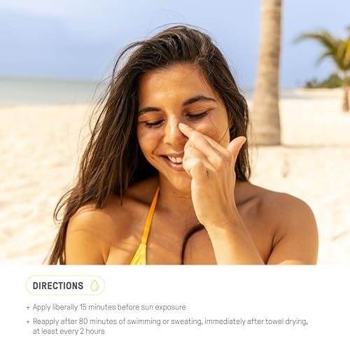 Raw Elements Tägliche Gesichtsfeuchtigkeitscreme mit getöntem Mineral-Sonnenschutz | All-natürliches nicht-nano Zinkoxid, 95% Bio, Riffischer, SPF 30, in Bio-Harz-Tube, 1,8 oz