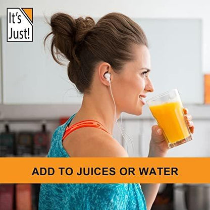 It's Just! – Vitamin C Pulver, 100% reine L-Ascorbinsäure, Lebensmittelqualität, Immununterstützung, für selbstgemachte Kosmetik (311 g)