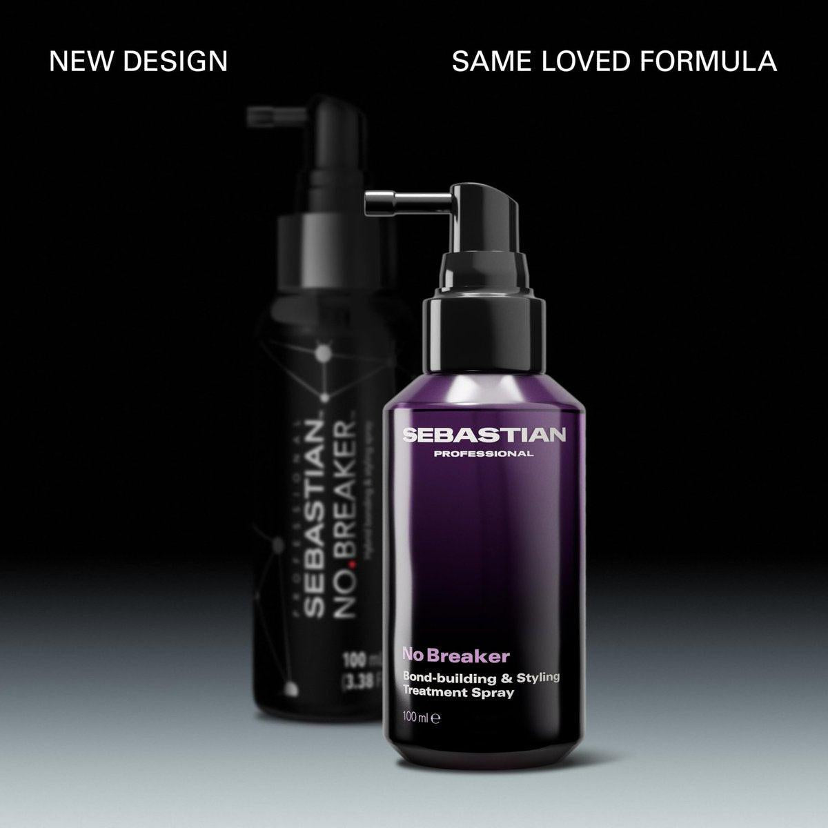 Sebastian Professional No Breaker Styling Treatment Spray | Leave-In Pflege | Repariert Schäden & Haarbruch für stärkeres Haar | 100 ml | Verpackung kann variieren