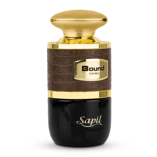 Sapil Bound Eau de Parfum für Männer – Orientalisch-würziges Parfüm mit grüner Mandarine, Kardamom und Leder | Langanhaltend & maskulin | 100 ml