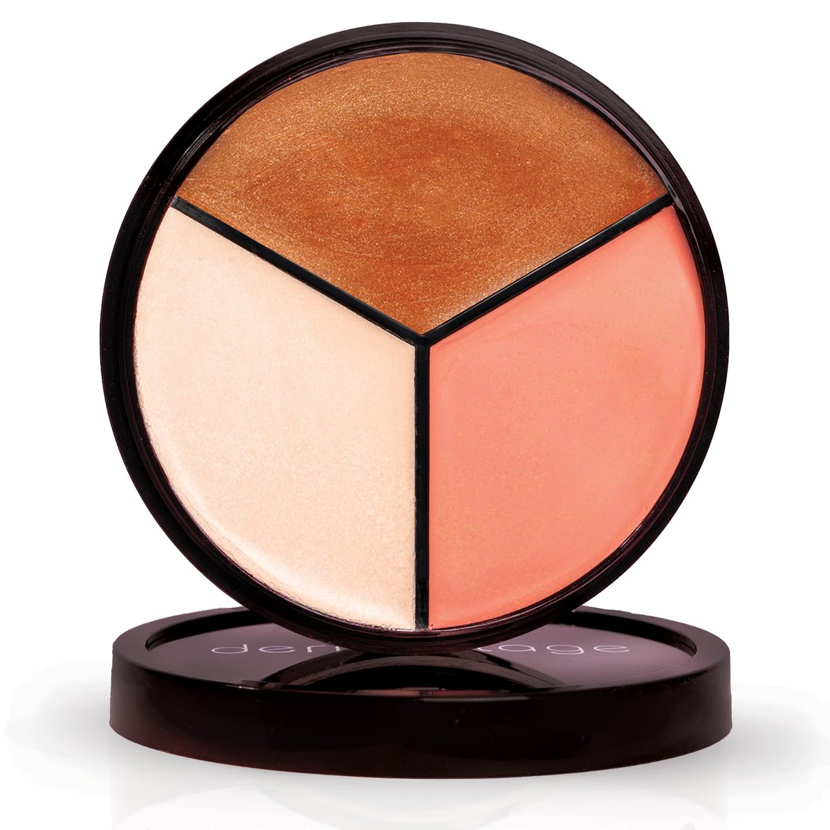 Cheek Palette: Bronzer, Highlighter, Blush Palette für strahlende Haut von Dermaflage, 10g/0,35oz