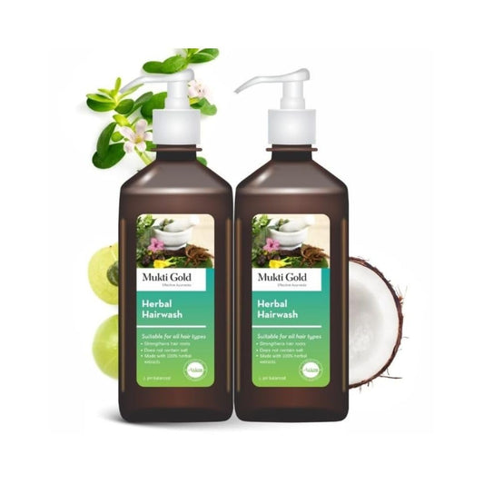 Mukti Gold Haarshampoo 500 ml – Sanfte Reinigung für alle Haartypen