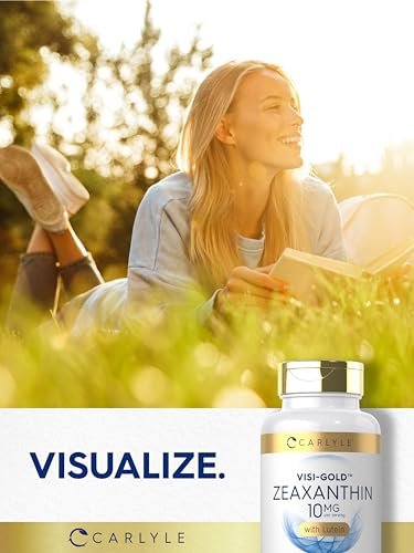 Carlyle Zeaxanthin 10 mg – 120 Softgels – Unterstützung für die Augengesundheit mit Lutein – Nicht-GVO, glutenfrei