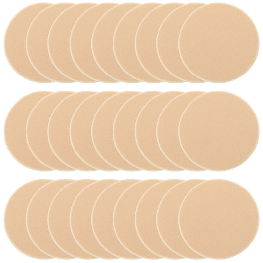 25 Stück weiche Make-up-Schwämme für Damen – runde Gesichts-Puderquaste für trockene & nasse Anwendung