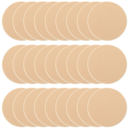 25 Stück weiche Make-up-Schwämme für Damen – runde Gesichts-Puderquaste für trockene & nasse Anwendung
