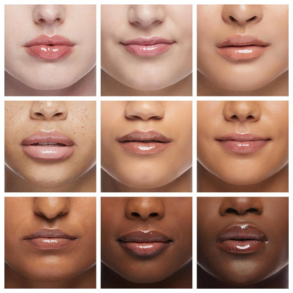 Ruby Kisses Hydrating Clear Lip Oil Treatment Gloss (6er Pack) – Pflegt & Heilt mit Vitamin E & Jojoba, Leichte Nicht-Fettende Formel mit Mandelöl, Repariert & Schützt Trockene Rissige Lippen