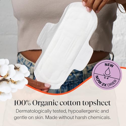 Cora 100% Bio-Baumwoll-Stoffeinlagen (36 normale Einlagen)