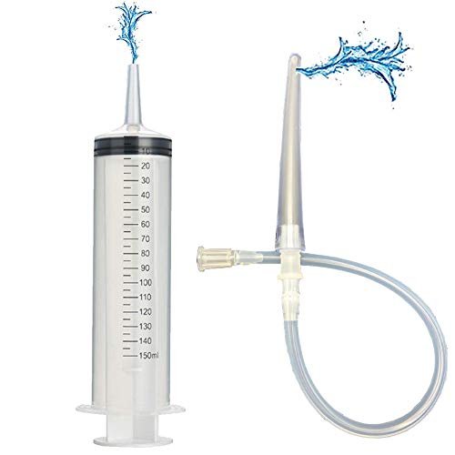GNEGKLEAN 150ml Einlauf-Spritze & Darmreinigungsset – 4-teiliges Reinigungssystem aus ABS-Kunststoff, Gummi & Silikon