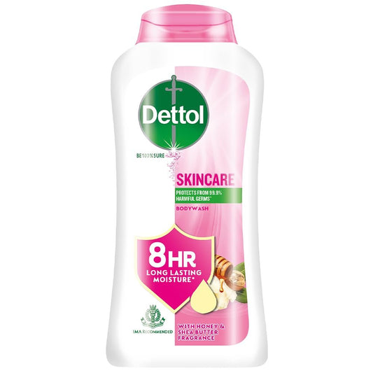 Dettol Skincare Duschgel & Körperwäsche für Damen und Herren, 250 ml – Seifenfreies Bodywash mit 8h Feuchtigkeitsversorgung
