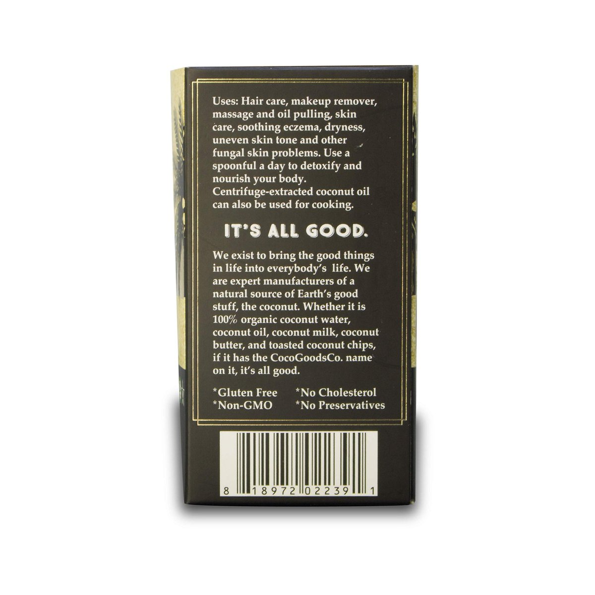Coco Goods Co. Bio Premium Kokosöl, kaltgepresst aus kontrolliert biologischem Anbau – Ideal für Haar- und Nagelpflege, Hautfeuchtigkeitspflege 7,5 fl. oz (Reise-/Praktische Packung, 0,5 fl. oz x 15 Stück)