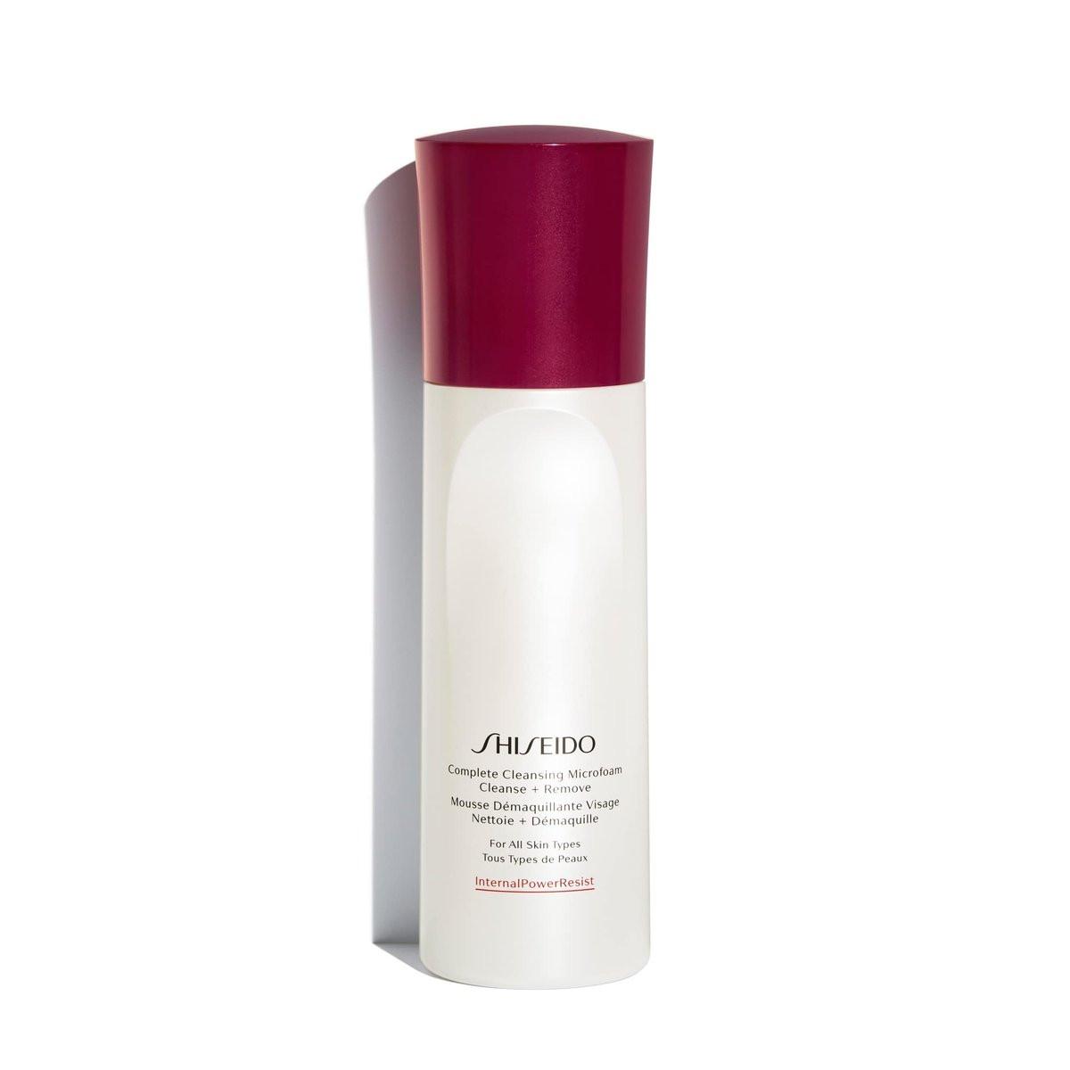 Shiseido Complete Cleansing Microfoam – 180 ml – Leichter, sofort schäumender Reinigungsschaum für geschmeidige, hydratisierte Haut – Entfernt sanft Unreinheiten – Alle Hauttypen